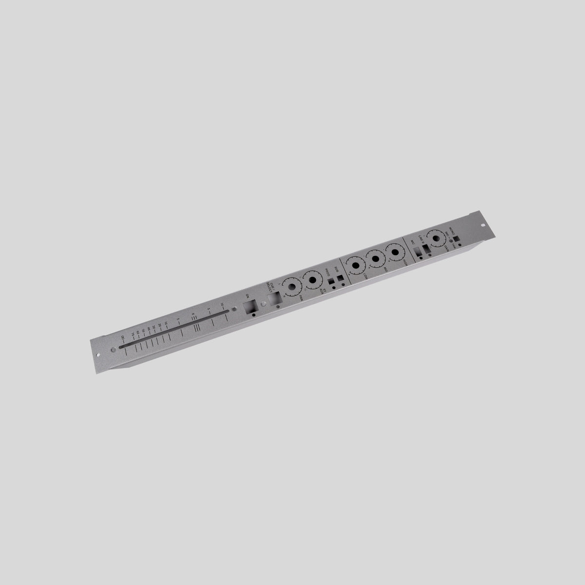 D&R AIRLAB Triple EQ Front Panel Replacement Silver (10101251) - Dnrwebshop.com