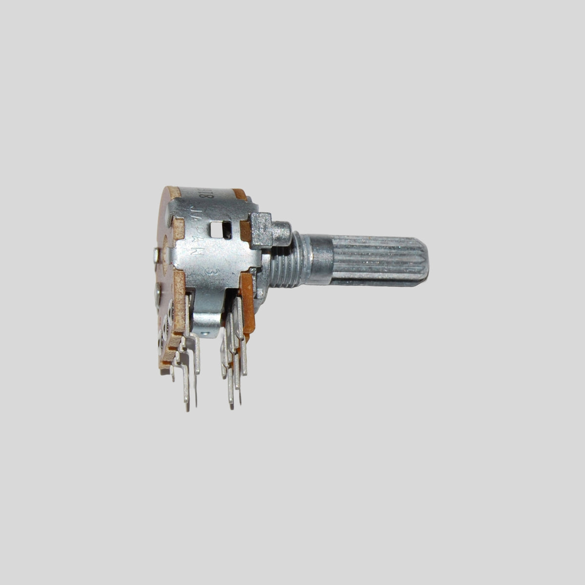 Potentiometer 16 mm. 1x20kB/1x10kRD (gain control) potentiometer 10300374 - Dnrwebshop.com