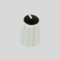 D&R Spare Part – Grey/Black Pointer Knob 6mm Splined 18-Teeth Shaft (10450130) - Dnrwebshop.com