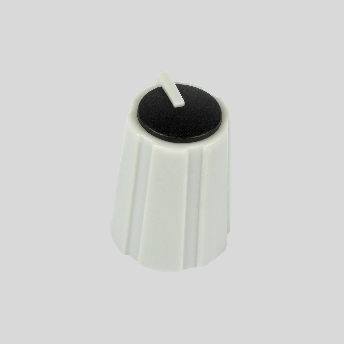 D&R Spare Part – Grey/Black Pointer Knob 6mm Splined 18-Teeth Shaft (10450130) - Dnrwebshop.com