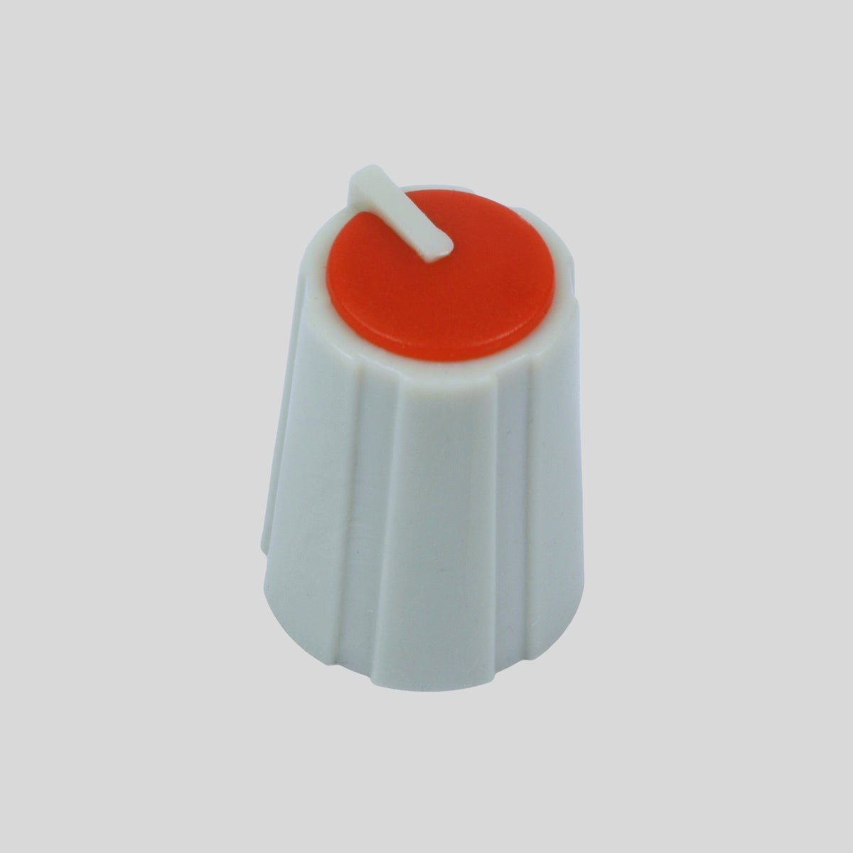 D&R Spare Part – Grey/Red Pointer Knob with 6mm Splined 18-Teeth Shaft (10450131) - Dnrwebshop.com