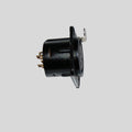 D&R Spare Part – XLR Chassis 3-Pin Female Black Solder (10600422) - Dnrwebshop.com