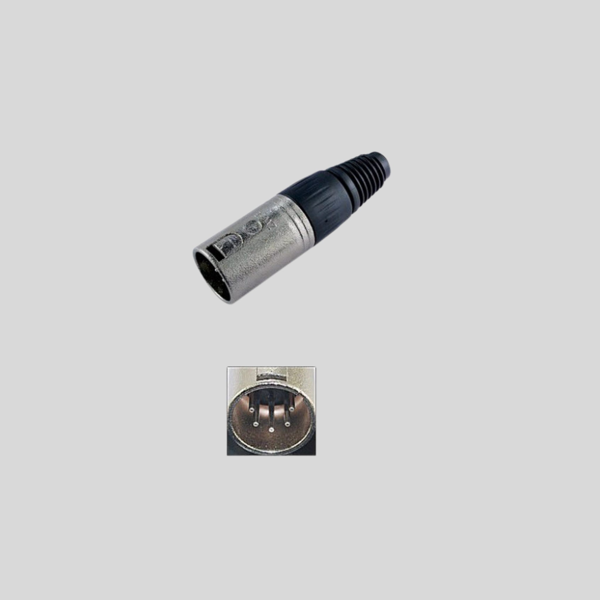 XLR 5 pole plug male 10600552