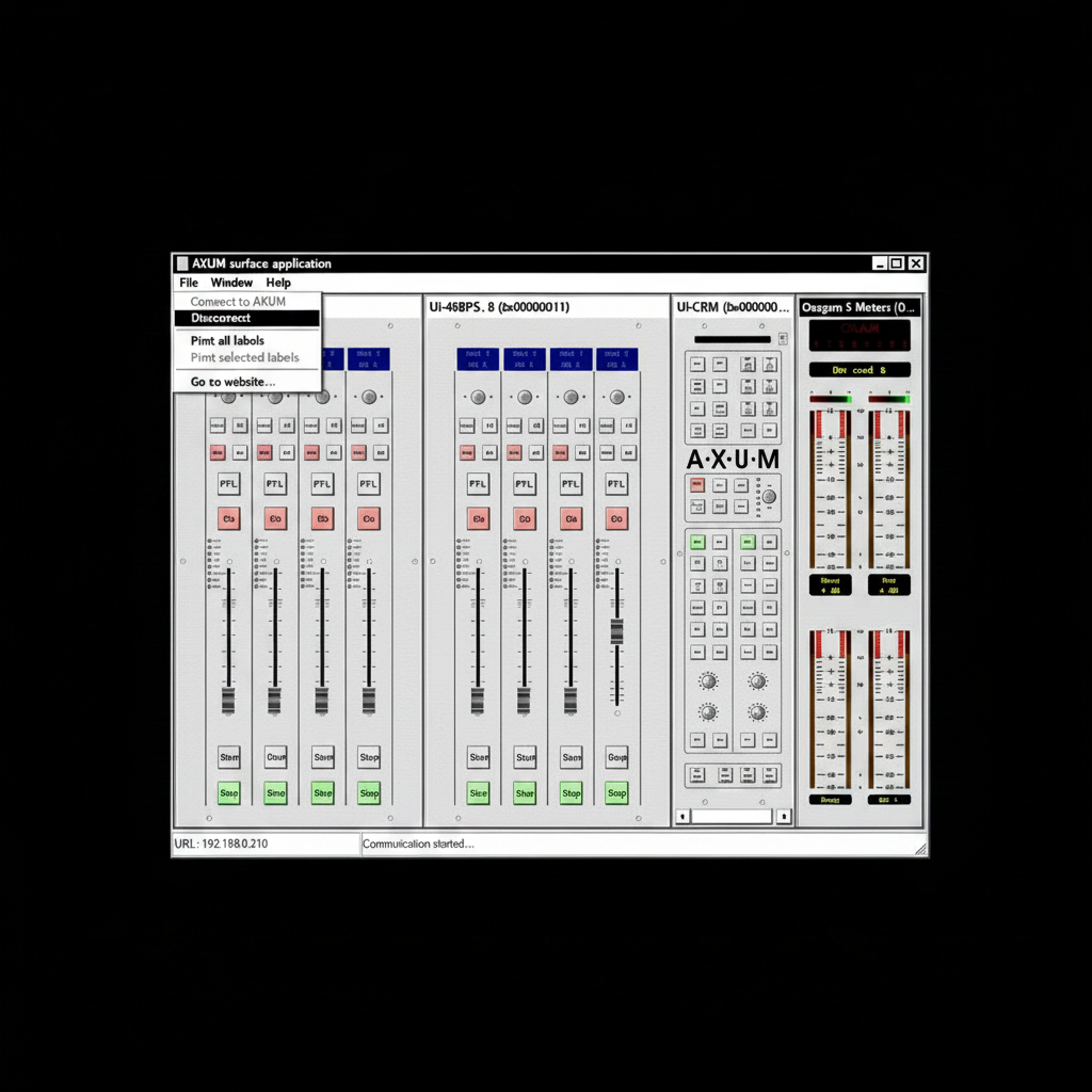 D&R AXUM Control Surface Remote Software for Windows via Internet  (60883073)