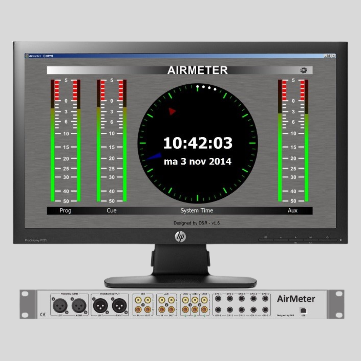 D&R AIRMETER Broadcast Meter for AIRMATE (60898534) - Dnrwebshop.com