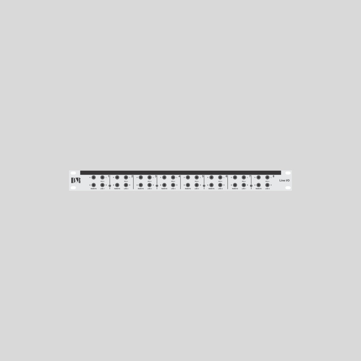 D&R Con-02 Line I/O Breakout Panel 19 Inch - Dnrwebshop.com