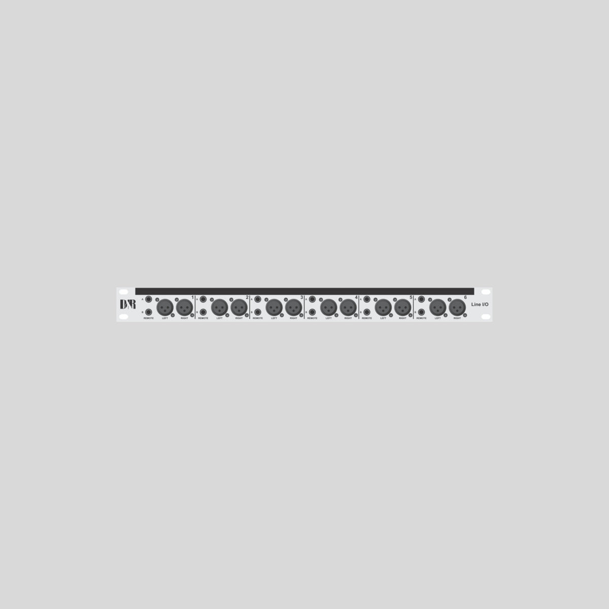 D&R Con-03 Line I/O Breakout Panel 19 Inch - Dnrwebshop.com