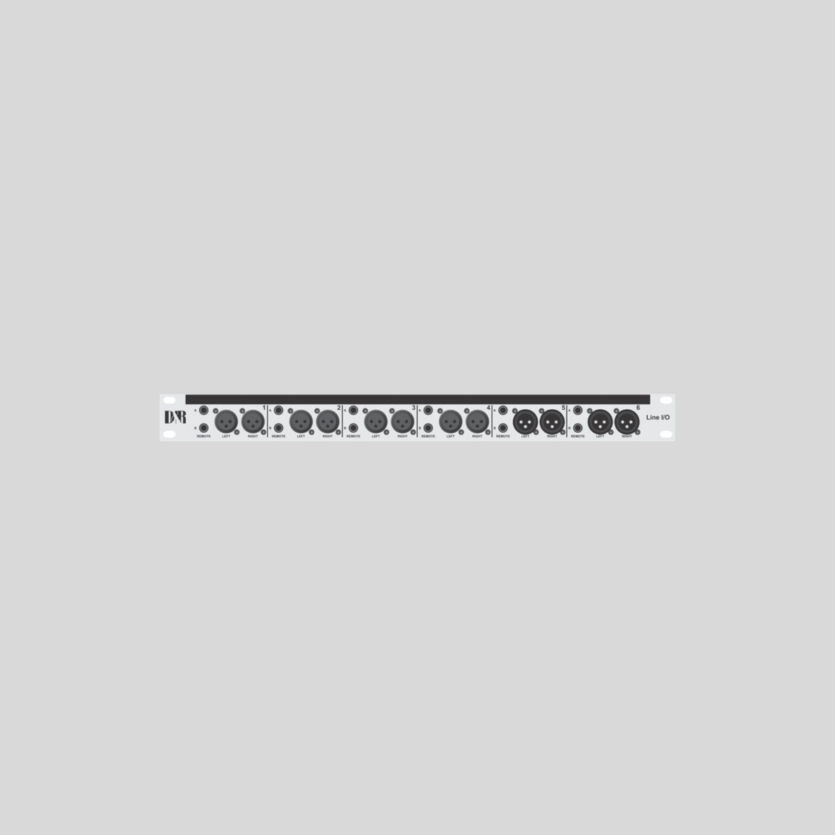 D&R Con-05 Line I/O Breakout Panel 19 Inch - Dnrwebshop.com