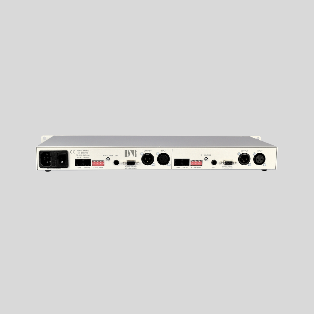 D&R Dual Telephone Hybrid – 2-Channel Phone Interface 19" Rackmount for Broadcast (60898513) - Dnrwebshop.com