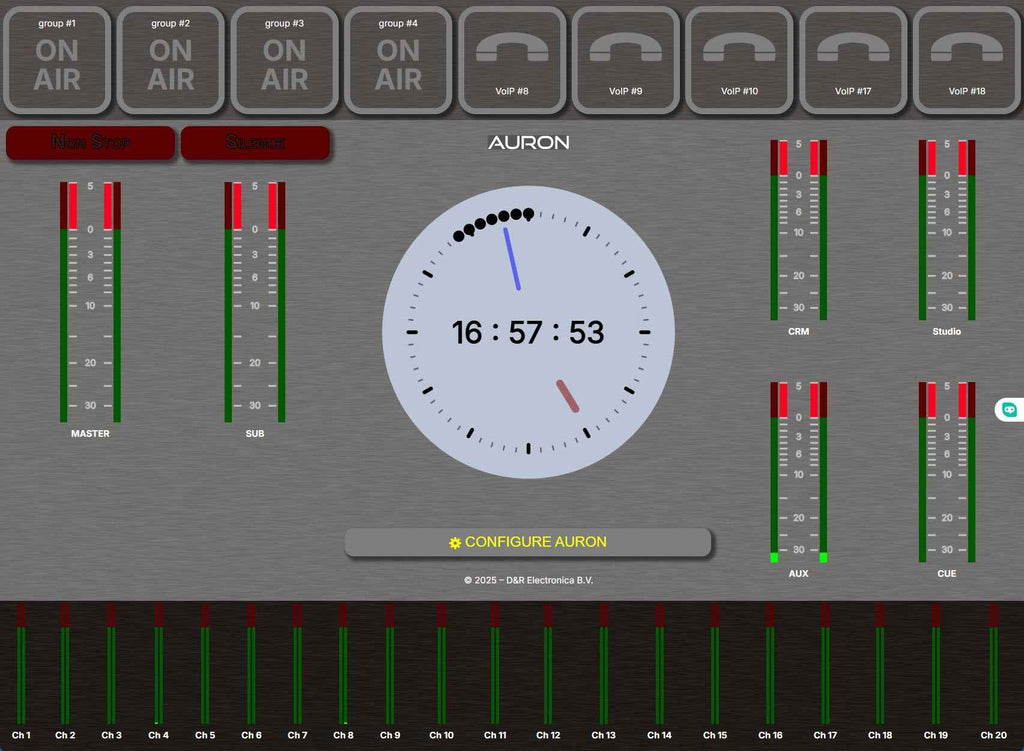 D&R AURON 10-Channel K-ALPS Fader Section (60881901)