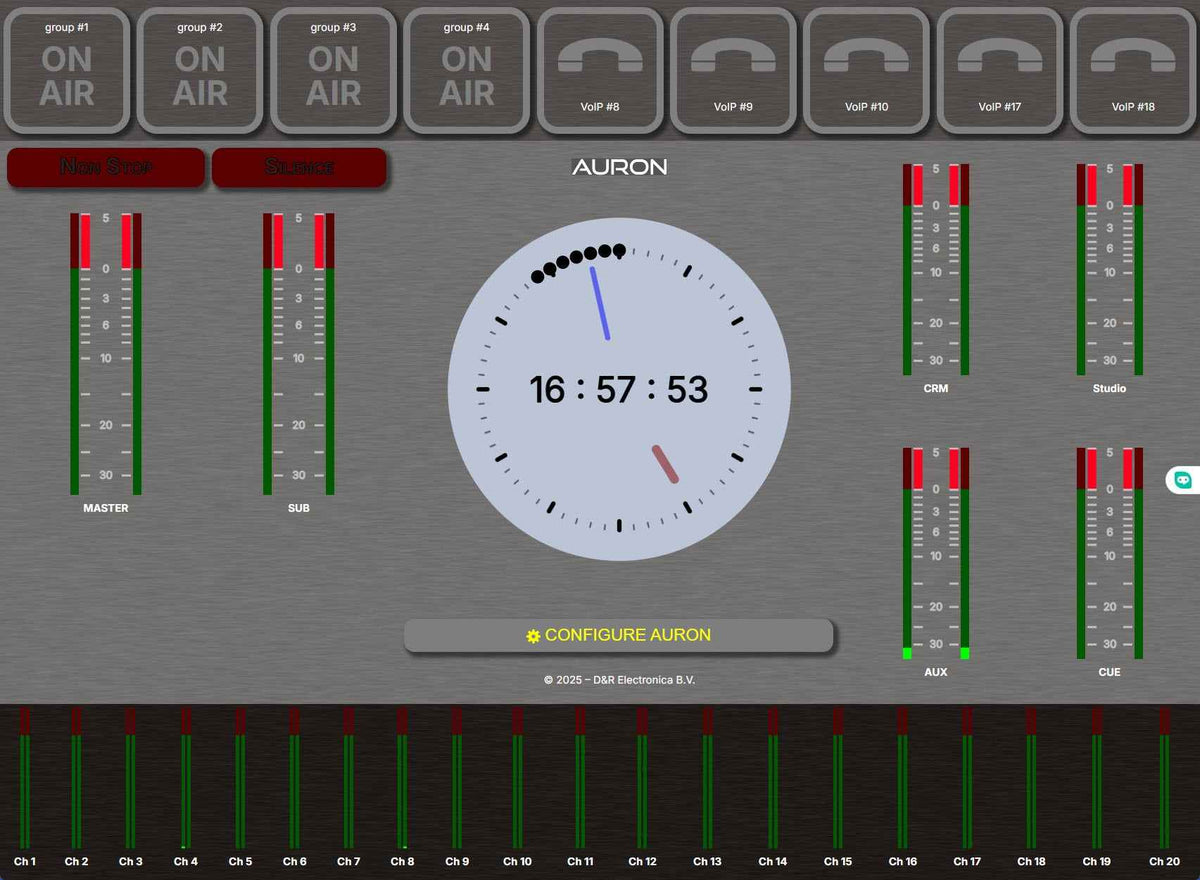 D&R AURON 10-Channel K-ALPS Fader Section (60881901)