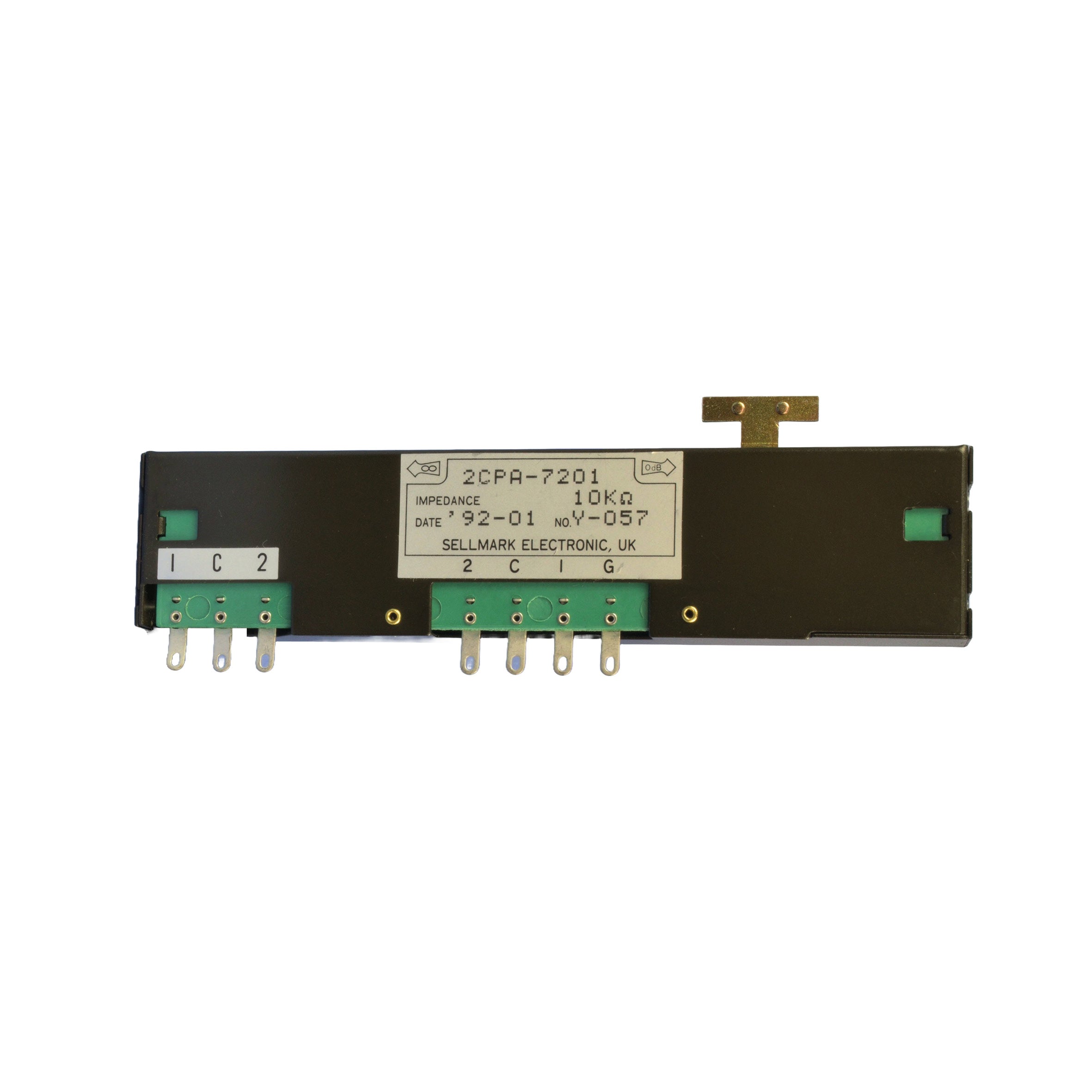 SELLMARK 2CPA-7201 10kA (log) stereo fader conductive plastic