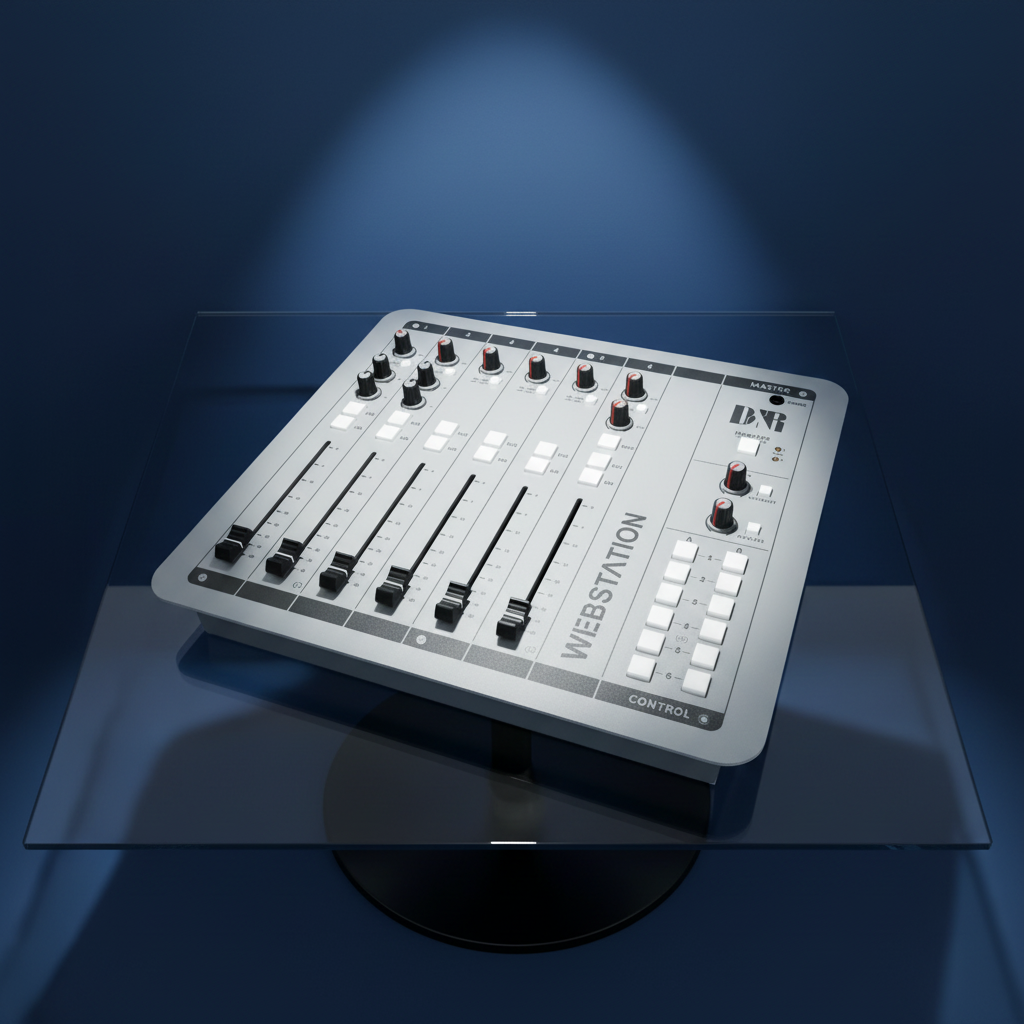D&R WEBSTATION-USB Broadcast Mixing Console (60890310) - Dnrwebshop.com