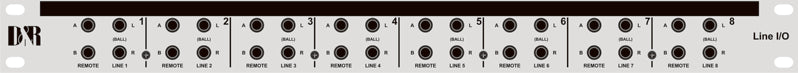 Con-02 Line I/O Break out panel 19"