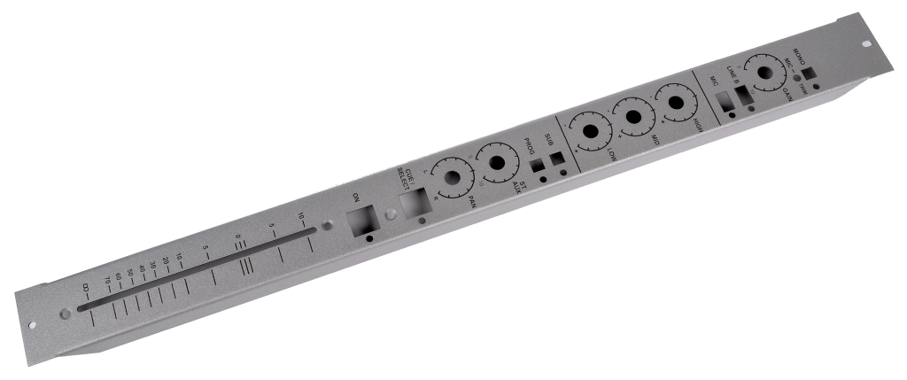 AIRLAB front Triple EQ replacement (silver front panel) 10101251