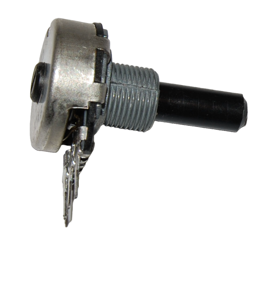 Potentiometer 15 mm. 1x10kB (log) 10300104