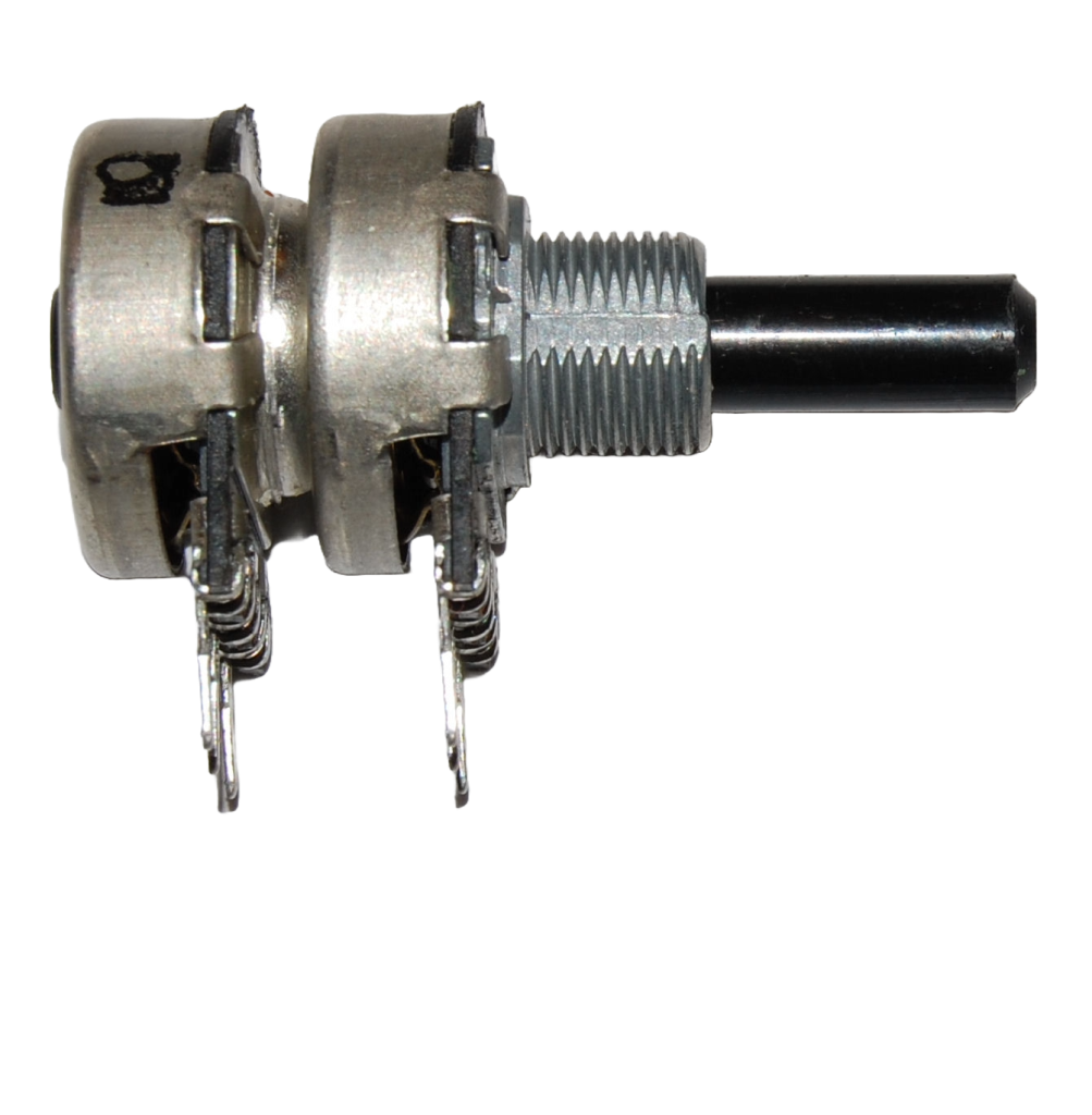 Potentiometer 15mm. 2x22kB (log) 10300109
