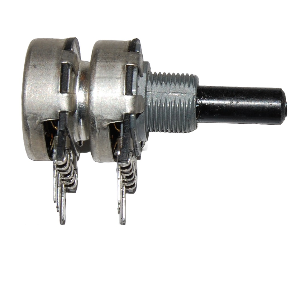 Potentiometer 15 mm. 2x10kA (linear) 10300128