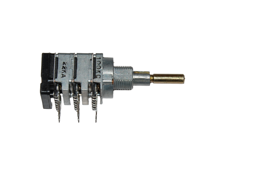 Potentiometer 12 mm.2x100kC/1x22kA (cn concentric)