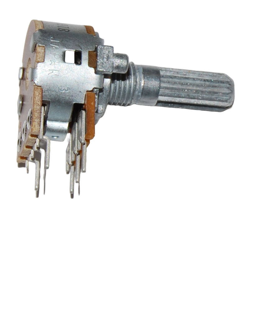 Potentiometer 16 mm. 1x20kB/1x10kRD (gain control) 10300374 10300374