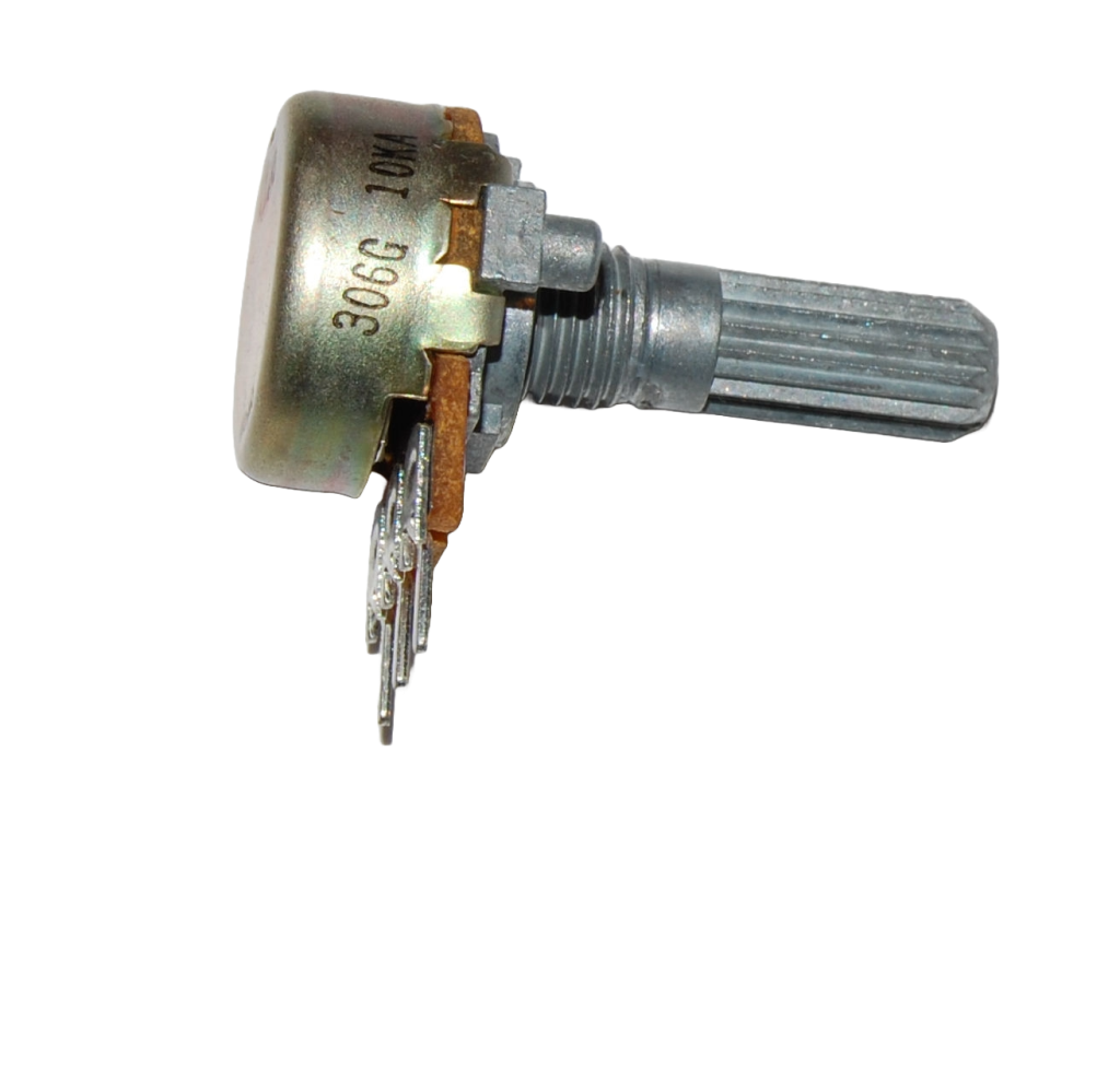 Potentiometer 16 mm. 1x10kA (log) 10300378