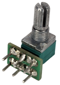 Potentiometer 16mm. 2x10kA (logarithmic) 10300391