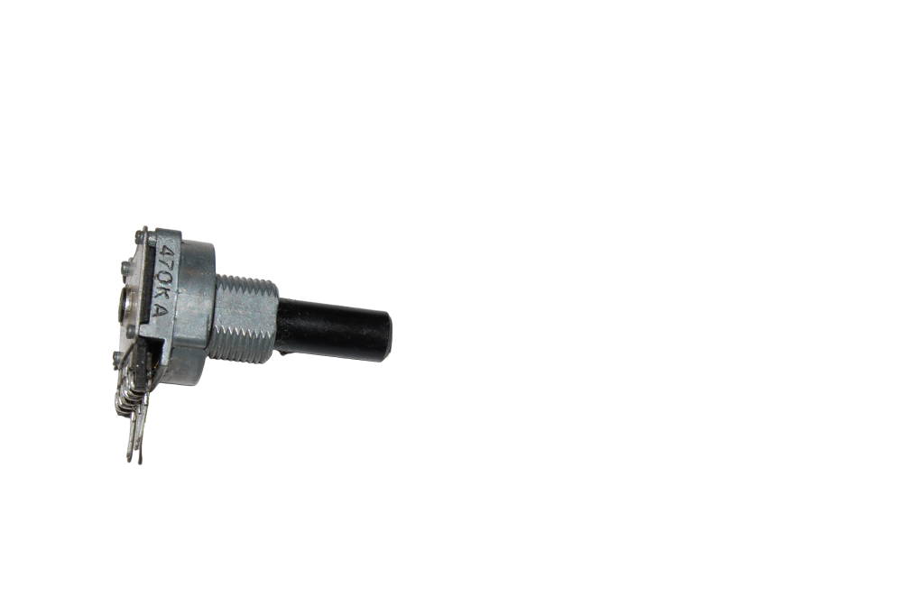 Potentiometer 12 mm. 1x470kA (lin)