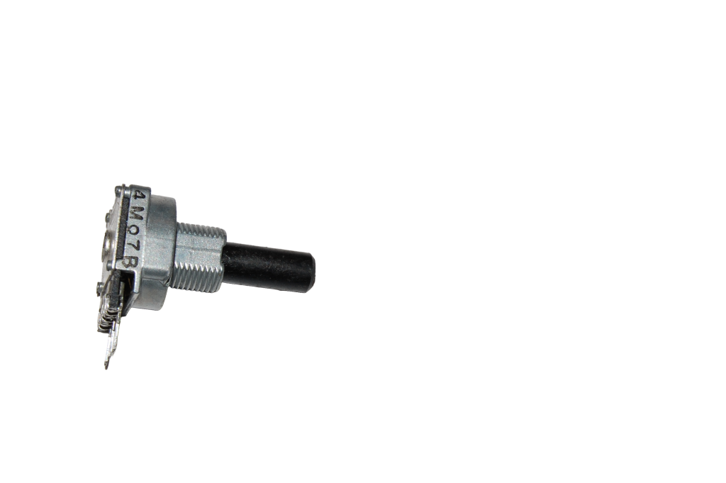 Potentiometer 12 mm. 1x4M7B (log)