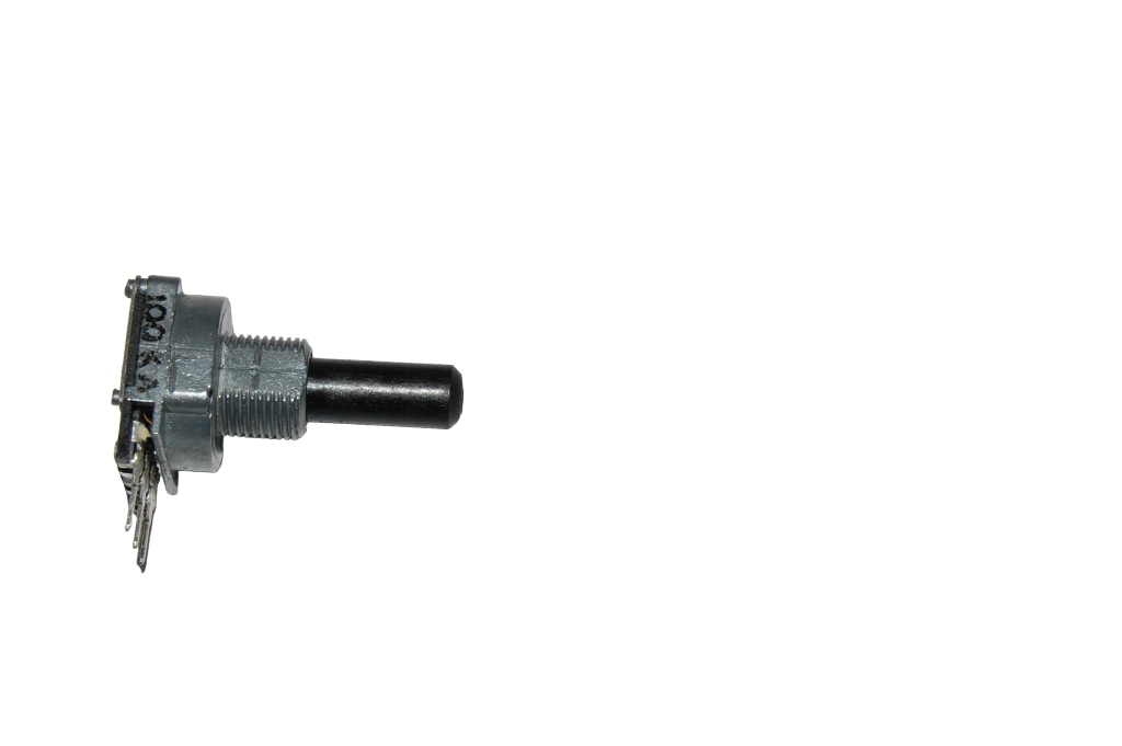 Potentiometer 12 mm. 1x 100kA (cc lin)
