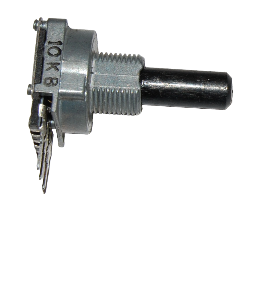 Potentiometer 12 mm. 1x 10kB (log) 10300884