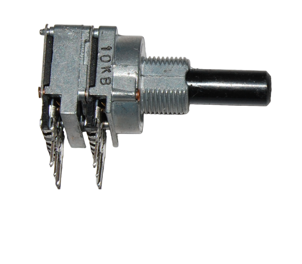 Potentiometer 12 mm. 2x 10kB (log) 10300895