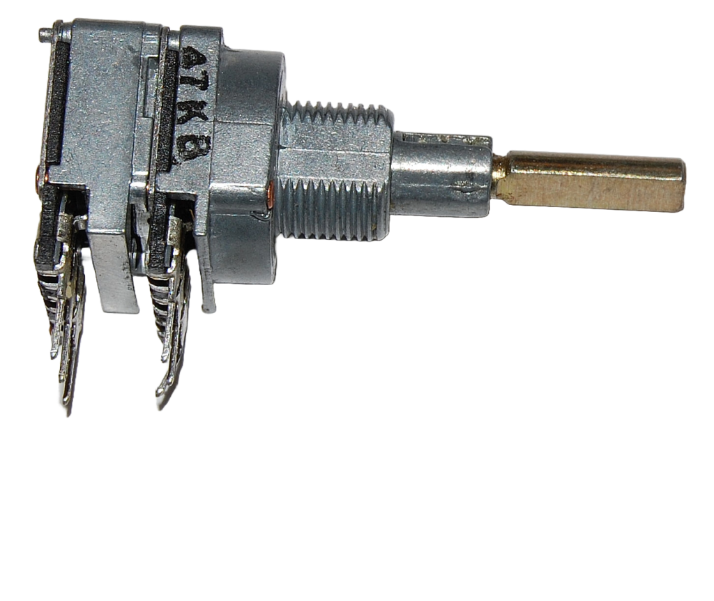 Potentiometer 12 mm. 2x 47kB (con) 10300999