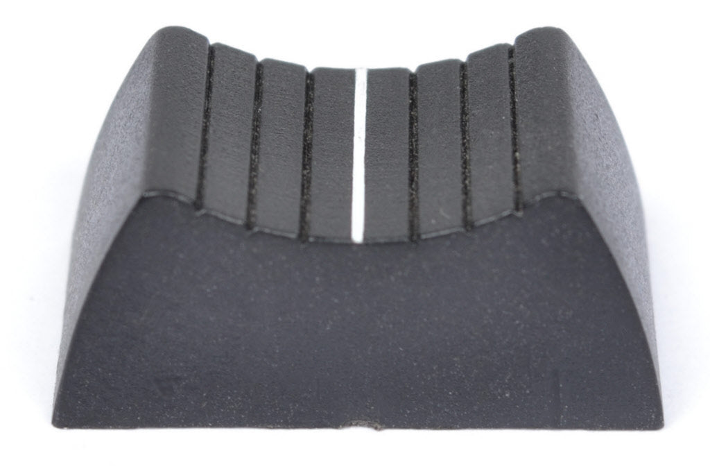 Knob fader Cliff black 4mm metal shafts.