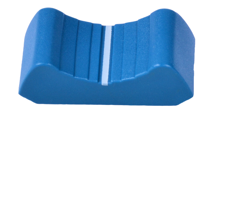 Knob Fader Sifam 11mm Blue for 1.2x8mm metal shafts