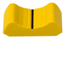 Knob Fader Sifam 11mm Yellow for 1.2x8mm metal shafts