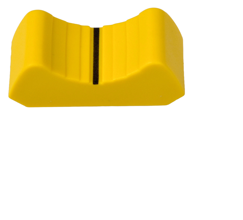 Knob Fader Sifam 11mm Yellow for 1.2x8mm metal shafts