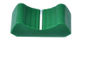 Knob Fader Sifam 11mm Green for 1.2x8mm metal shafts