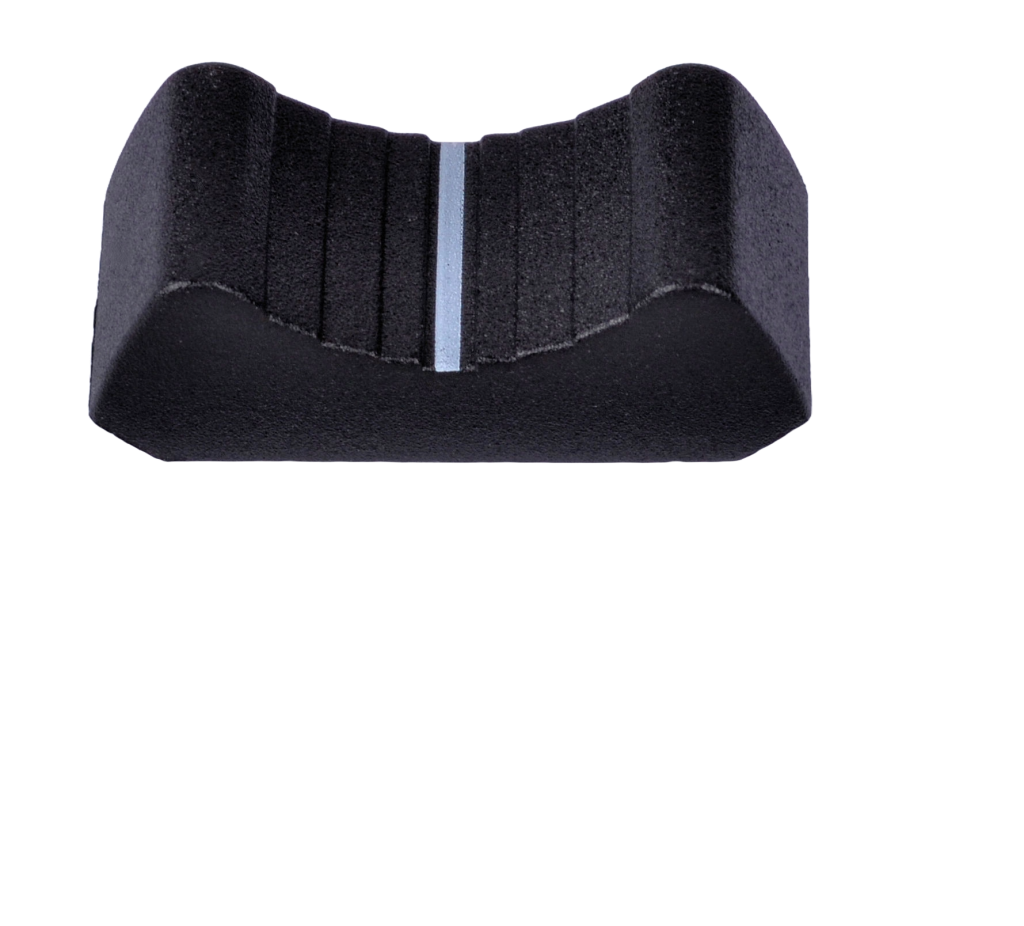 Knob Fader Sifam 11mm BLACK for 1.2 x 8 metal shafts