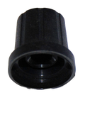 Knob SiFam 15 mm black 6mm splind