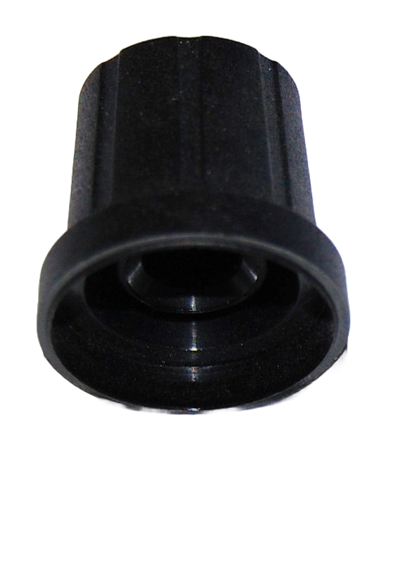 Knob SiFam 15 mm black 6mm splind