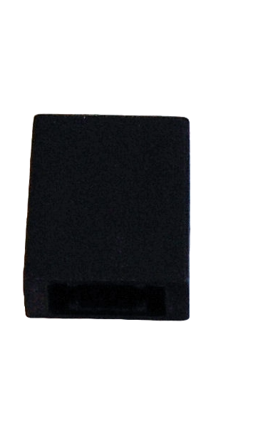 Pushbutton Sifam Black-rectangular, fits 3.3 mm push buttons