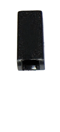 Pushbutton Sifam Black-square, fits 3.3mm push buttons
