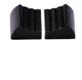 Knob Fader Re-An 11mm BLACK for 1.2x8mm metal shafts