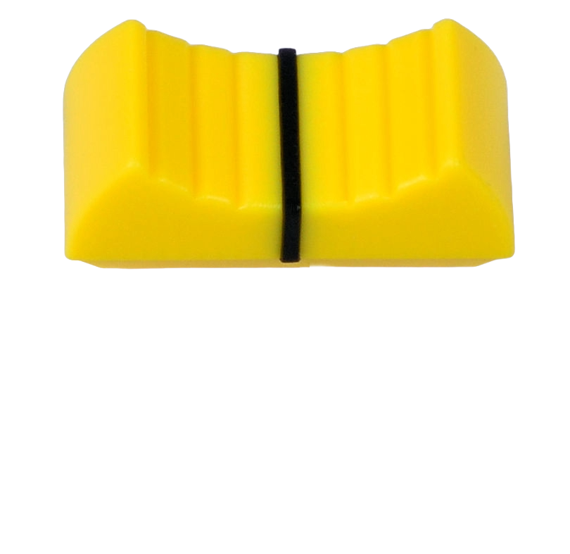 Knob Fader Re-An 11mm YELLOW for 1.2x8mm metal shafts