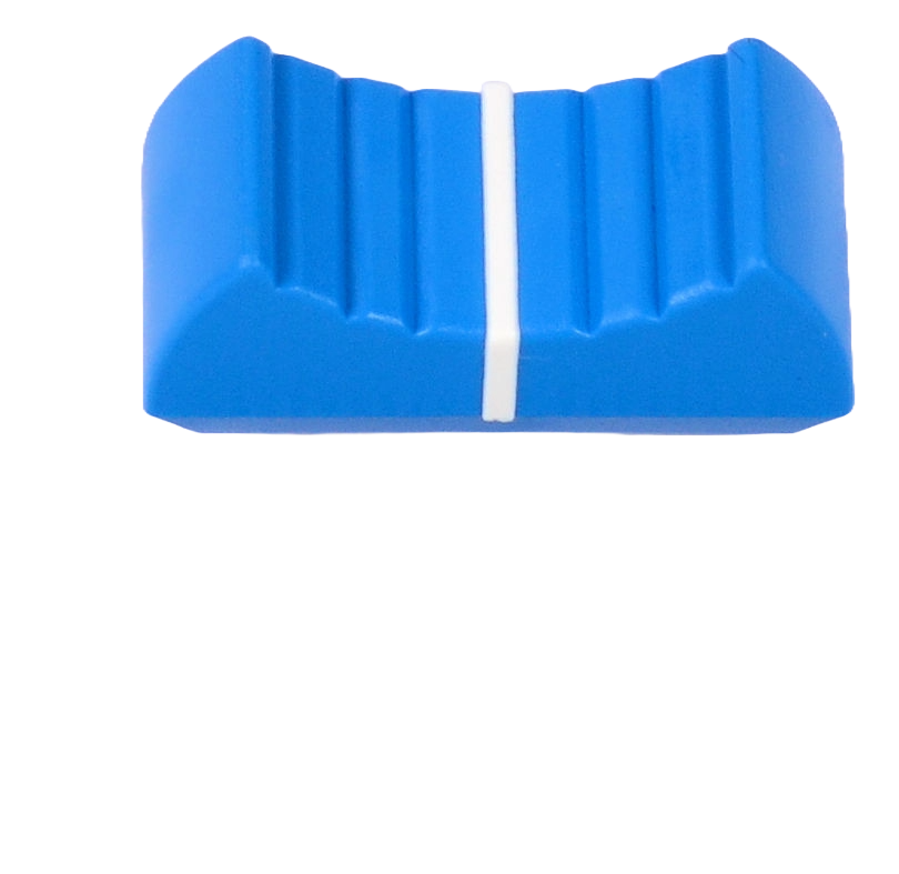 Knob Fader Re-An 11mm BLUE for 1.2x8mm metal shafts
