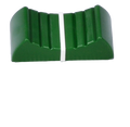 Knob fader Re-An 11mm GREEN for 1.2x8mm metal shafts