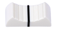 Knob Fader Re-An 11mm WHITE for 1.2x8mm metal shafts