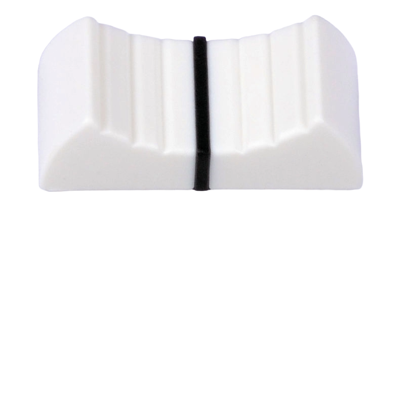 Knob Fader Re-An 11mm WHITE for 1.2x8mm metal shafts