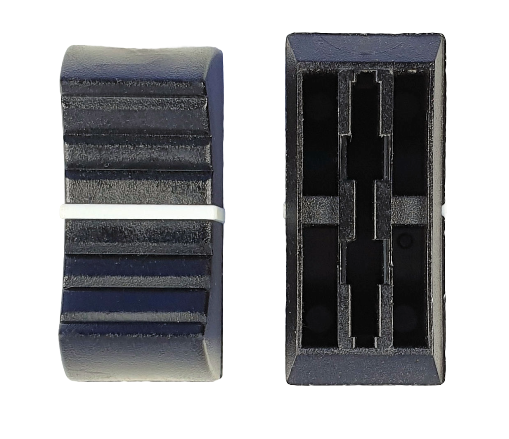 Knob fader Re-An 11mm BLACK for T metal shafts