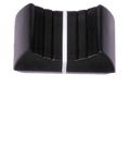 Knob fader Re-An 15mm BLACK for 1.2x8mm metal shafts